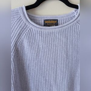 Woolrich Classic Knit Sweater – Size Large – Soft Blue